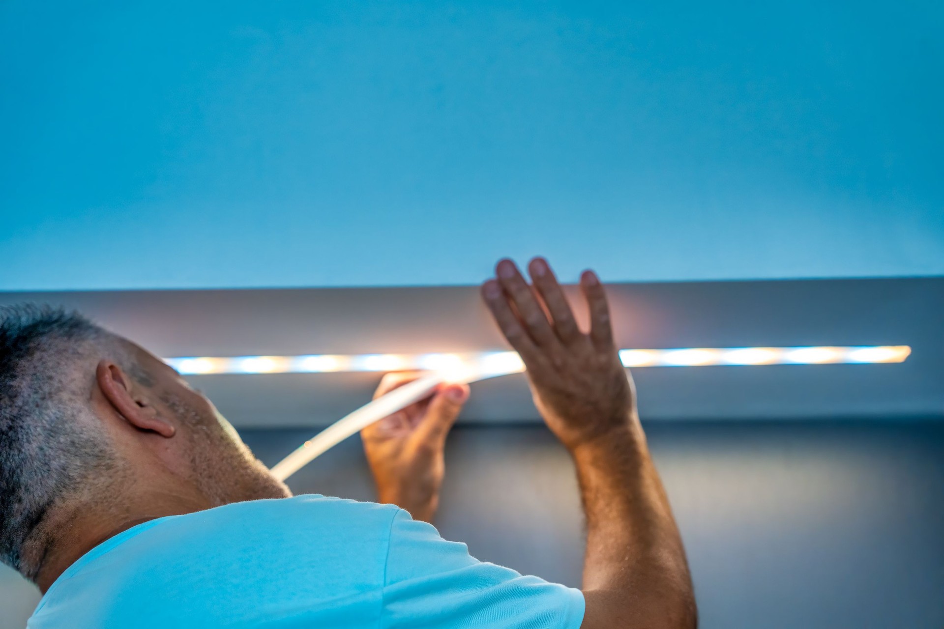 Easy and Efficient LED Strip Installation for Ambient Lighting and Home Decor Enhancement